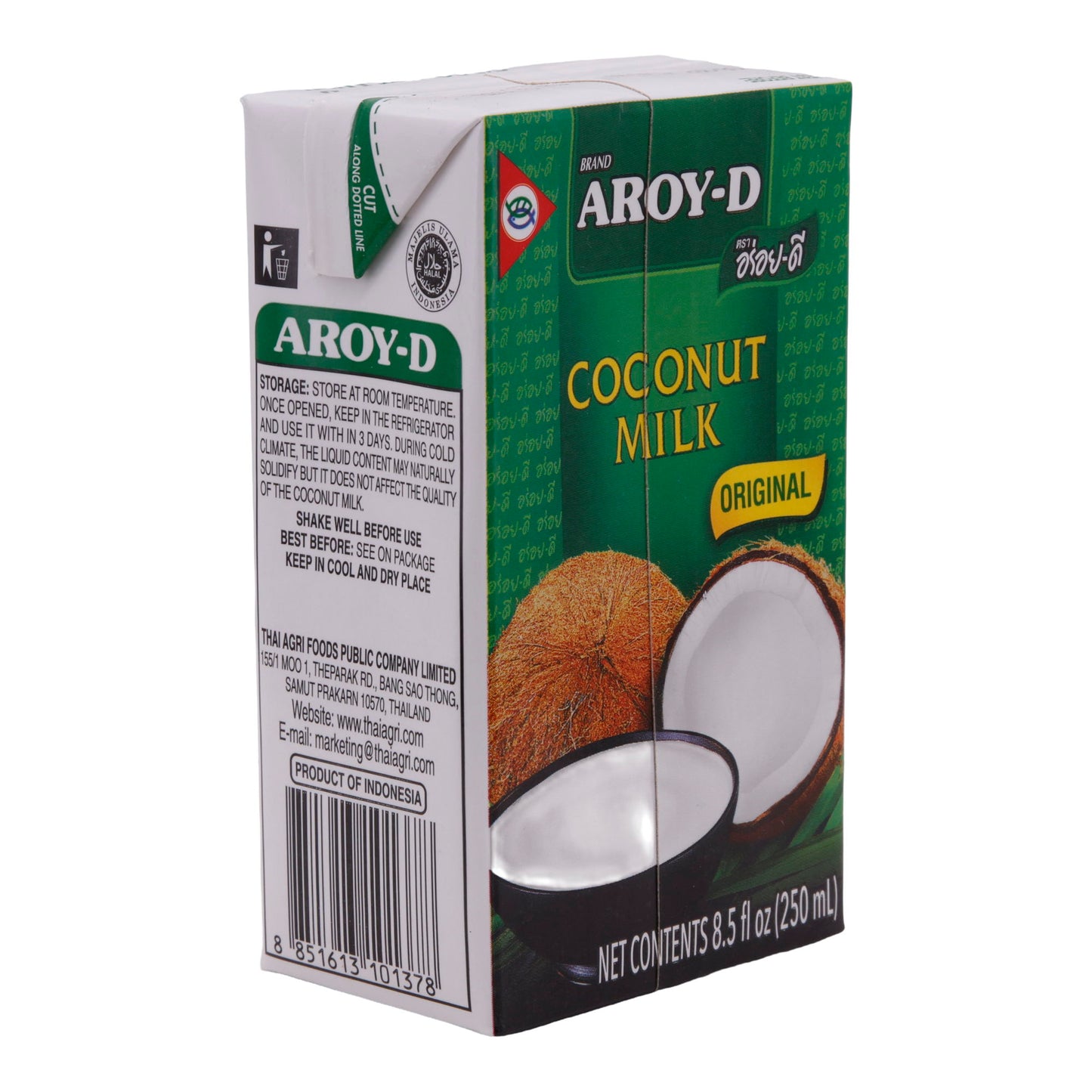 Latte di cocco Aroy-D | Originale | Cremoso e aromatico | 250 ml