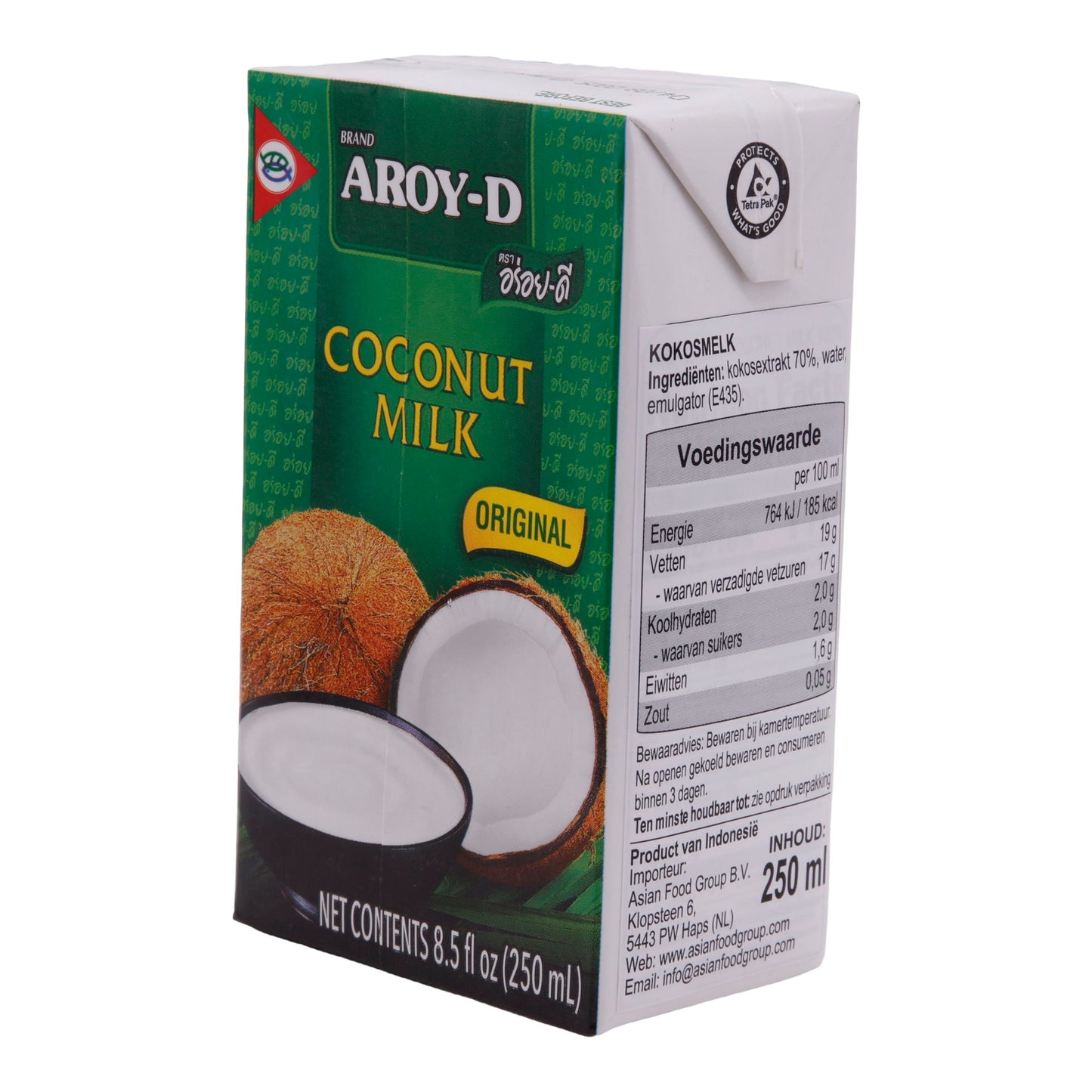 Latte di cocco Aroy-D | Originale | Cremoso e aromatico | 250 ml