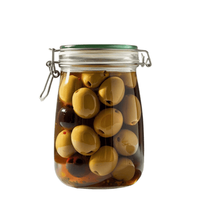 Olijven in pot