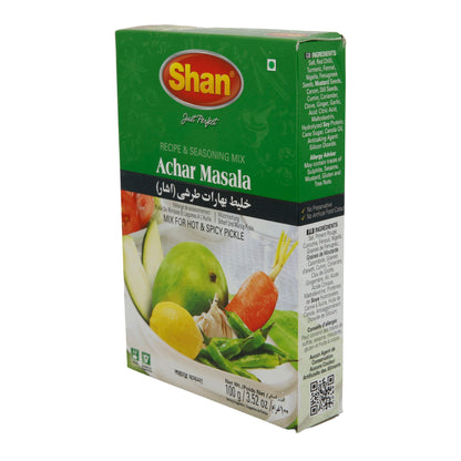 Achar Masala Shan | Miscela di spezie | Per sottaceti piccanti e speziati | 100 g
