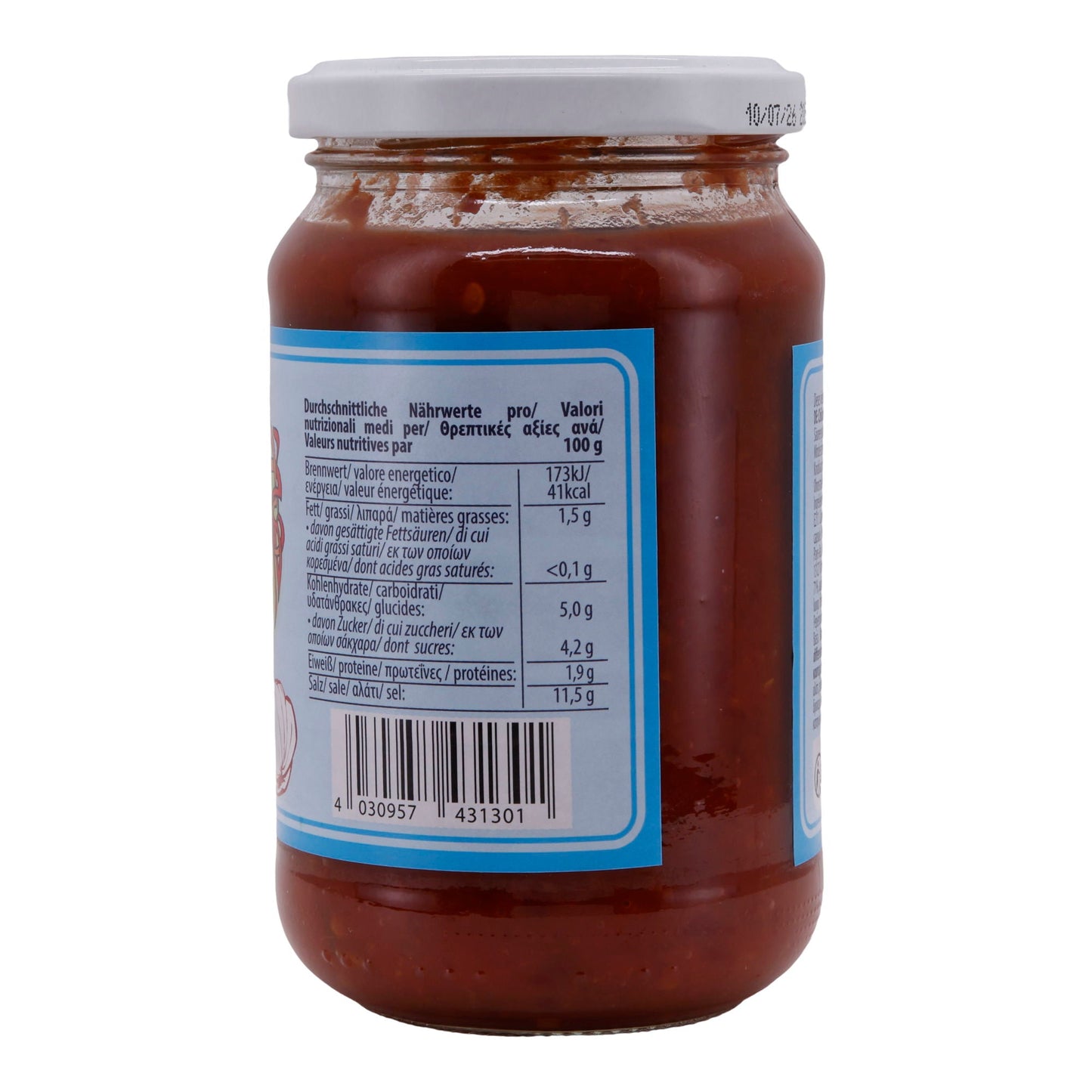 Salsa Adschika Zakuska | Salsa georgiana al peperoncino e aglio | Speziata, in vaso | 360 g