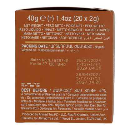 6x20er Alu t/b Cinnamon Haze, Ahmad Tea