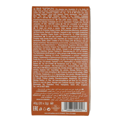 6x20er Alu t/b Cinnamon Haze, Ahmad Tea