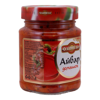 Ajvar Hausmacher | Pasta di peperoni e melanzane | Macinata grossolanamente, senza conservanti | 240 g