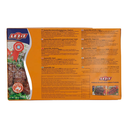 Akçaabat Köfte LEZIZ | Rindfleischbällchen | Türkische Art, tiefgefroren | 700 g LEZIZ