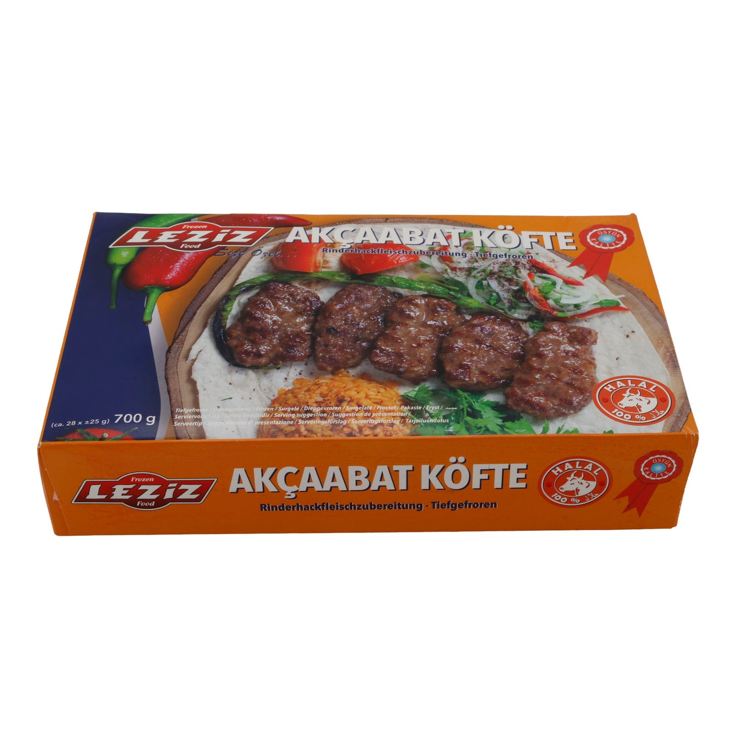 Akçaabat Köfte LEZIZ | Rindfleischbällchen | Türkische Art, tiefgefroren | 700 g