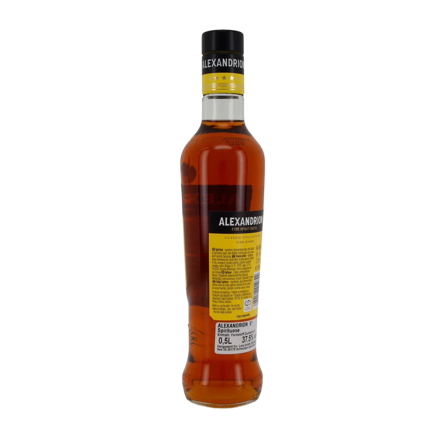 Alexandrion 5* | Spirituose nach Brandy-Art | 37,5 % vol | 0,5 l