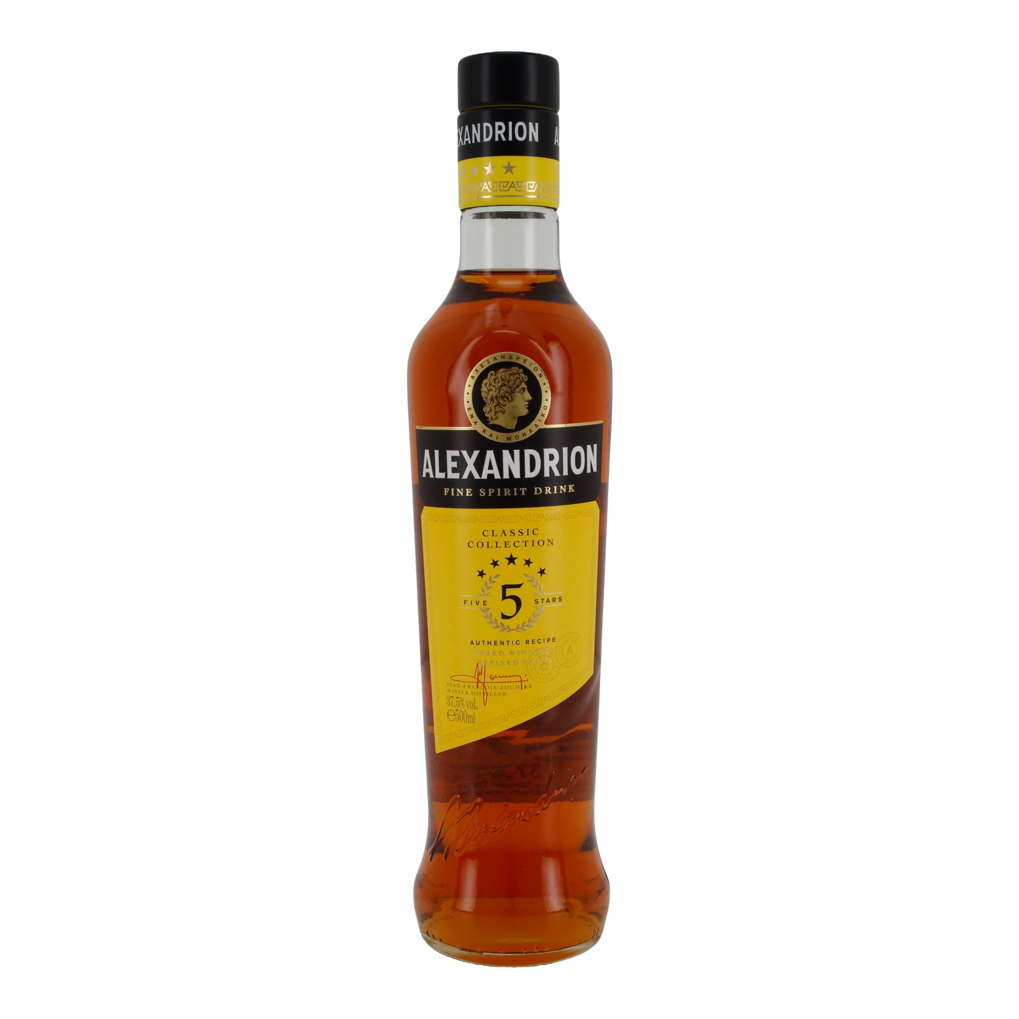 Alexandrion 5* | Spirituose nach Brandy - Art | 37,5 % vol | 0,5 l - Taste Your World