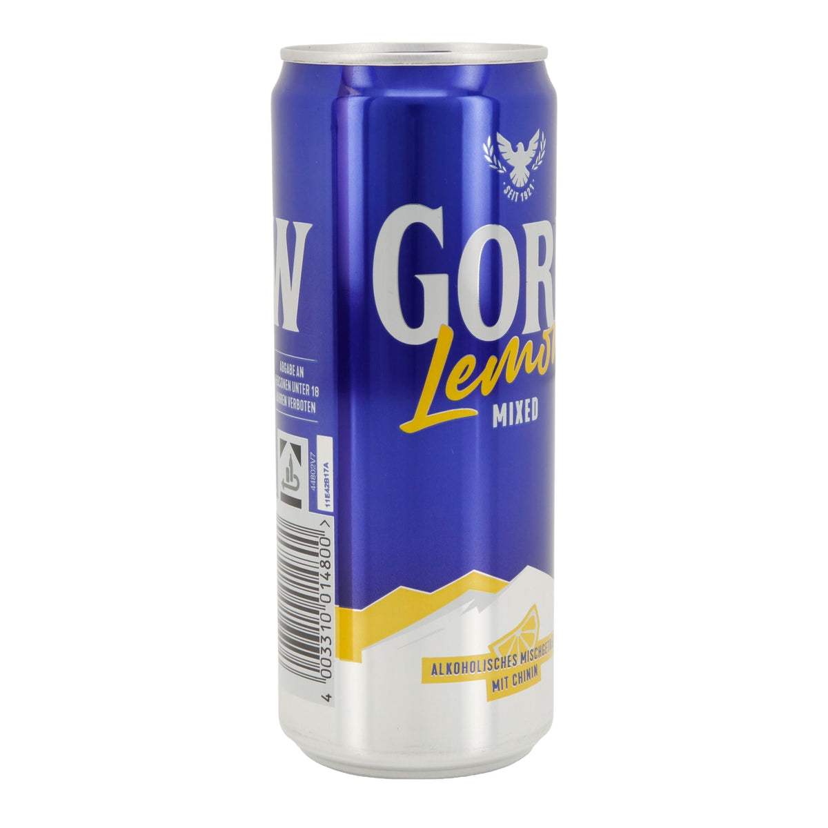 Alkoholisches Mischgetränk Gorbatschow Lemon | Wodka-Mix mit Chinin | 10 % vol | 0,33 l Dose Wodka Gorbatschow