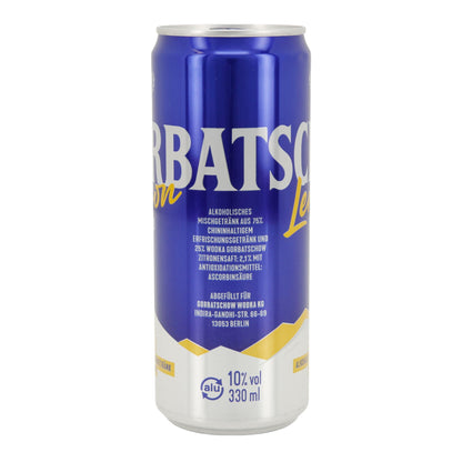 Alkoholisches Mischgetränk Gorbatschow Lemon | Wodka-Mix mit Chinin | 10 % vol | 0,33 l Dose