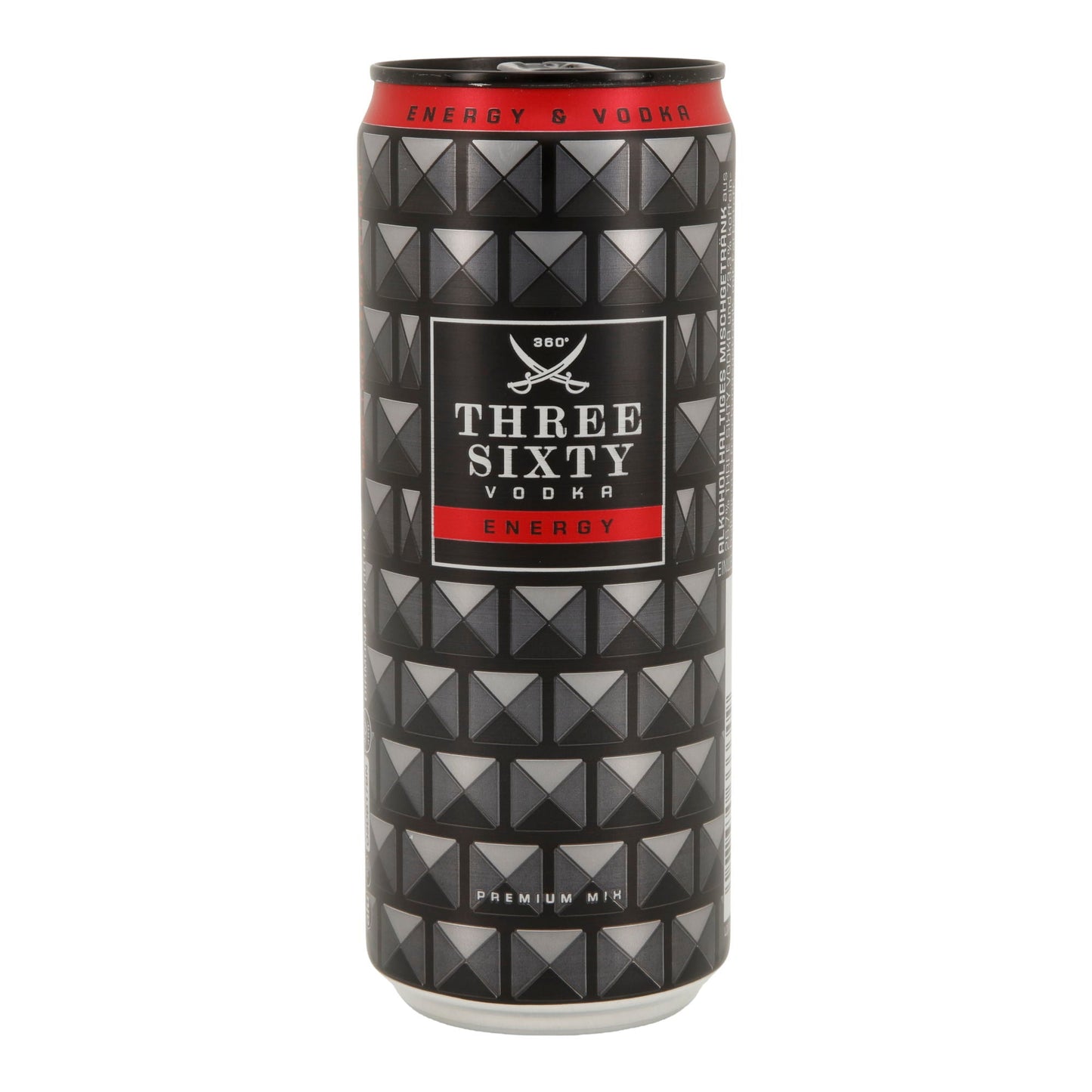 Alkoholisches Mischgetränk Three Sixty Vodka | Energy | 10 % vol | 0,33 l Dose