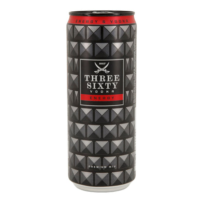 Alkoholisches Mischgetränk Three Sixty Vodka | Energy | 10 % vol | 0,33 l Dose