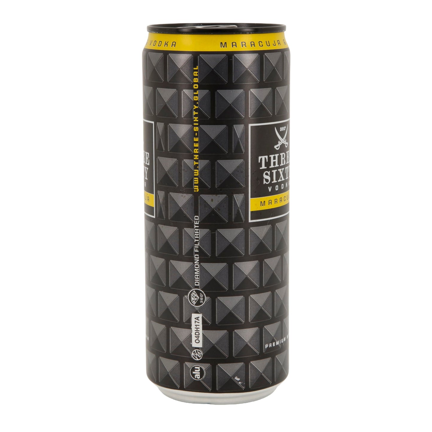 Alkoholisches Mischgetränk Three Sixty Vodka | Maracuja | 10 % vol | 0,33 l Dose