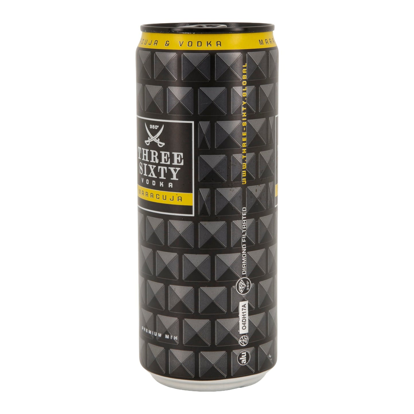 Alkoholisches Mischgetränk Three Sixty Vodka | Maracuja | 10 % vol | 0,33 l Dose