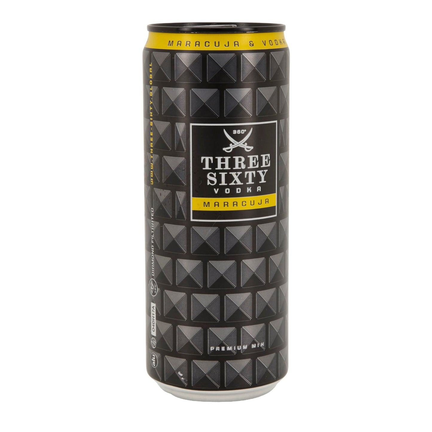 Alkoholisches Mischgetränk Three Sixty Vodka | Maracuja | 10 % vol | 0,33 l Dose