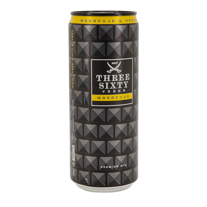 Alkoholisches Mischgetränk Three Sixty Vodka | Maracuja | 10 % vol | 0,33 l Dose