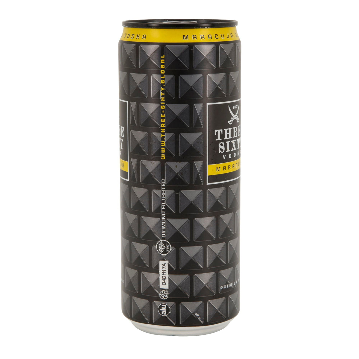 Alkoholisches Mischgetränk Three Sixty Vodka | Maracuja | 10 % vol | 0,33 l Dose Three Sixty