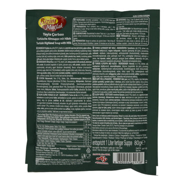 Zuppa di elemosina Bizim Mutfak | Yayla Çorbası | Tradizionale, turca, con latte | 80 g