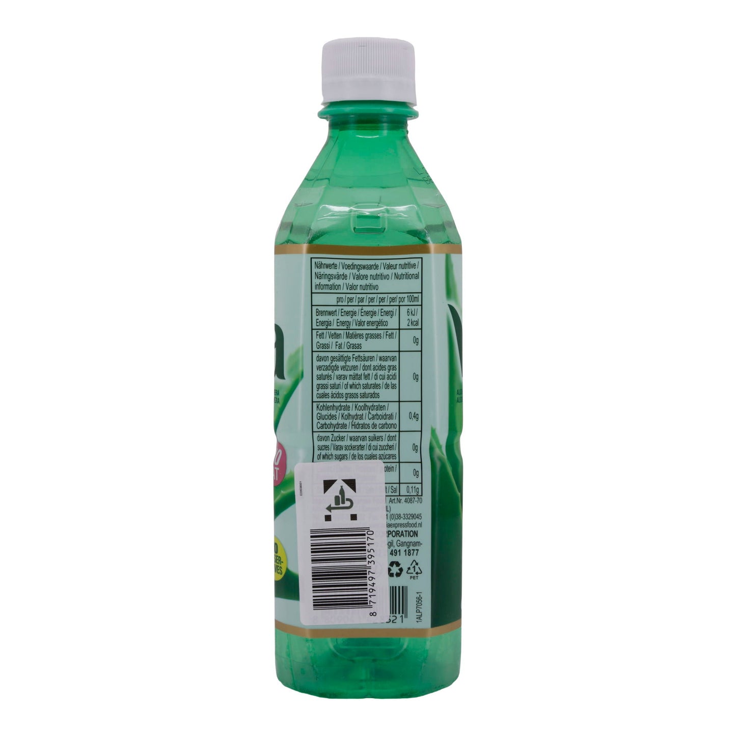 Bevanda Aloe Vera OKF | Aloe Drink Vera | Senza zucchero, rinfrescante, senza grassi | 500 ml