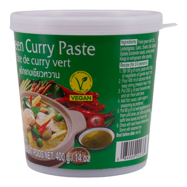 Groene Curry Pasta Cock Brand | Thais | Aromatisch en Veganistisch | 400 g