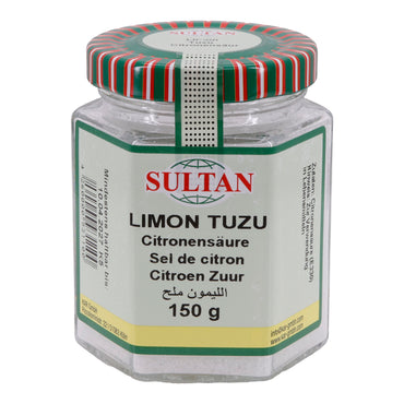 Citroenzuur Sultan | Kruiden | Limon Tuzu | 150 g Glas
