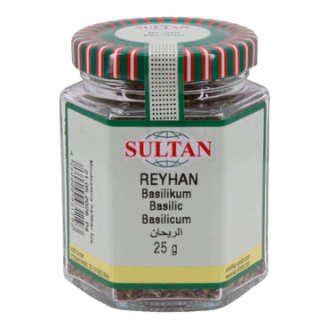 Gewürz Sultan | Basilicum | Gedroogd | 25 g Glas