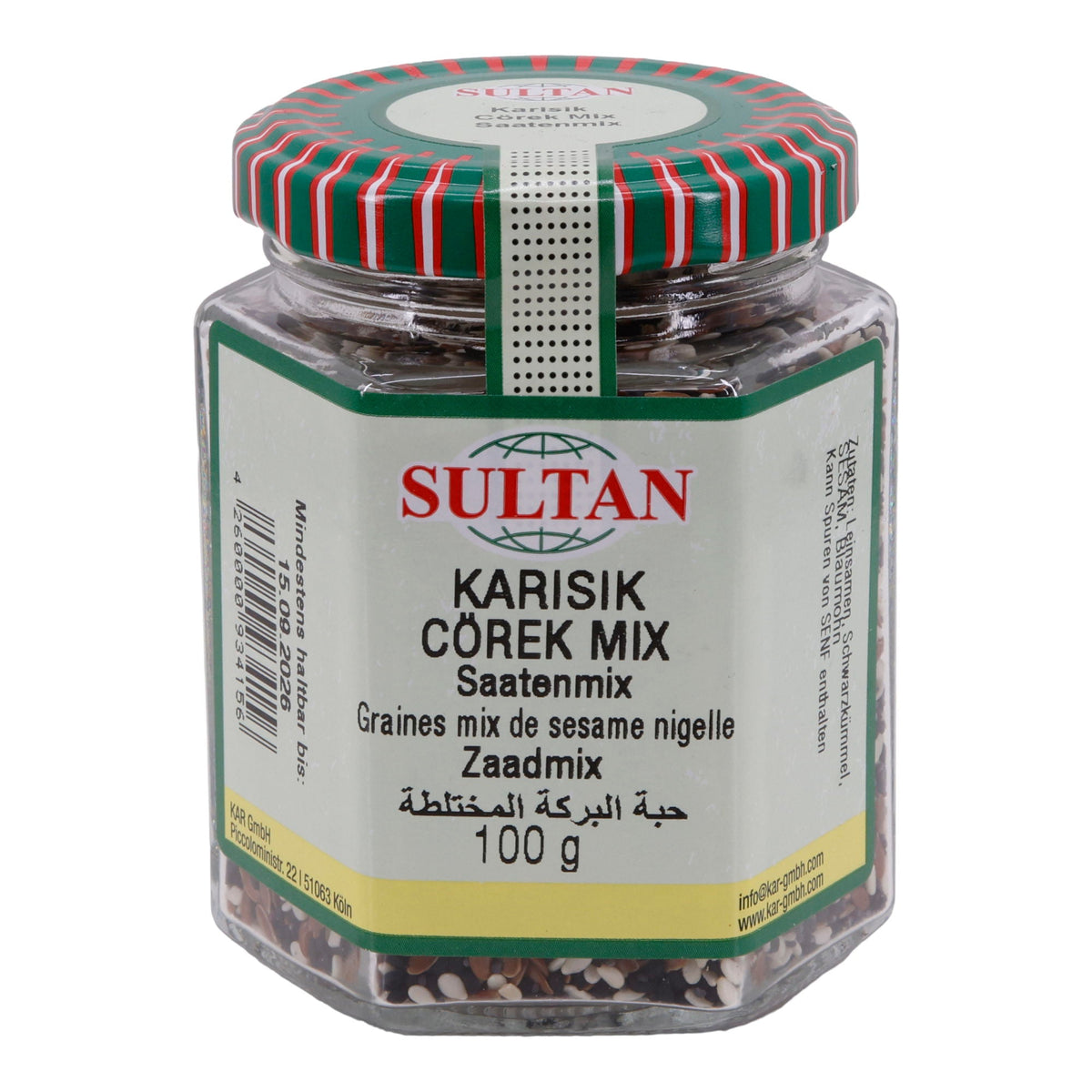 Saatenmix Sultan | Karisik Çörek Mix | Mit Sesam, Nigella & mehr | 100 g