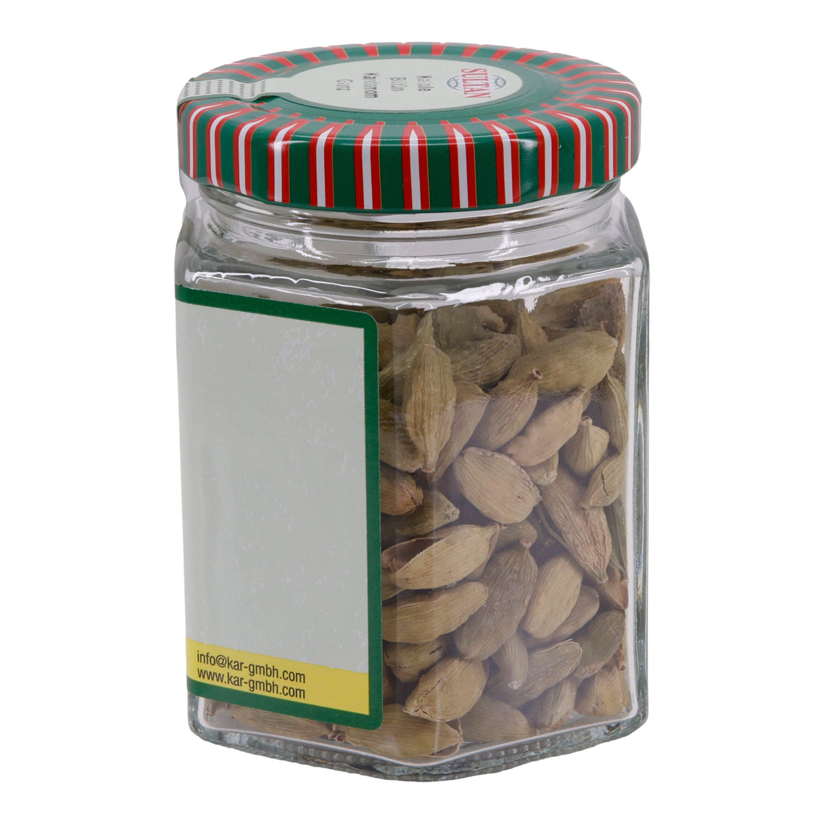 Kardamom Sultan | Ganzer Kardamom | Vielseitiges Aroma für Süßspeisen & herzhafte Gerichte | 50 g SULTAN