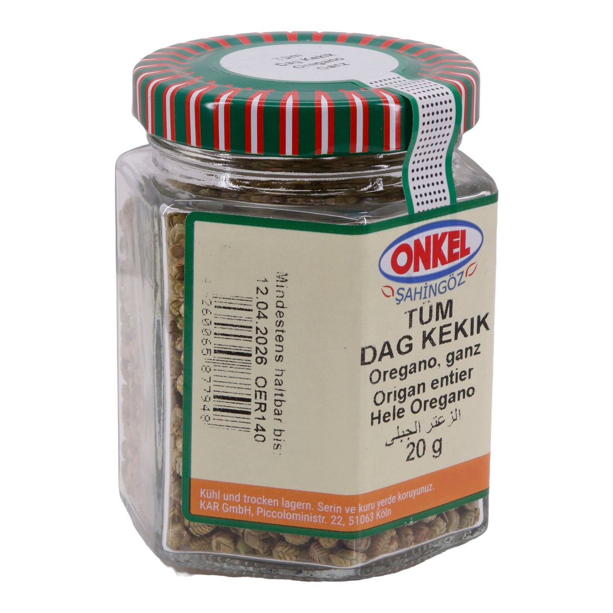 Dağ Kekik Onkel Şahingöz | Kräuter | Ganzer Oregano | 20 g ONKEL SAHINGÖZ