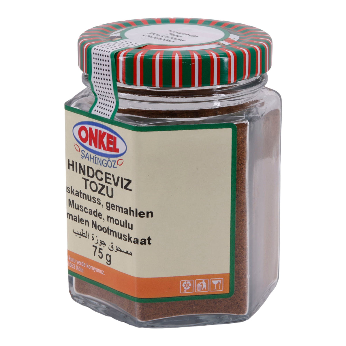 Hindceviz Tozu Onkel Şahingöz | Gewürz | Gemahlene Muskatnuss | 75 g