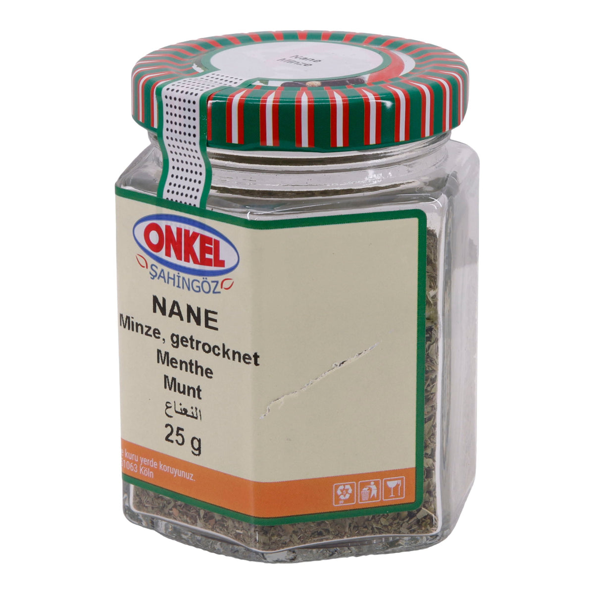 Minze Onkel Şahingöz | getrocknet | Aromatisches Kraut für Tee und orientalische Küche | 25 g