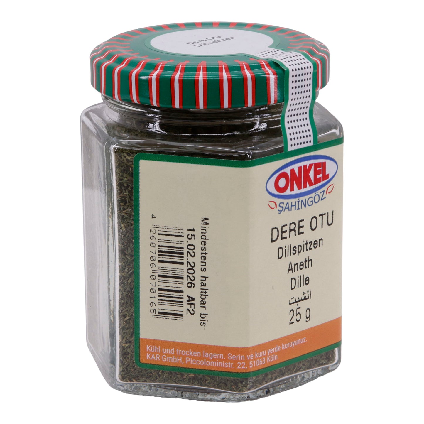 Dere Otu Onkel Şahingöz | Herb | Dill Tips | 25 g