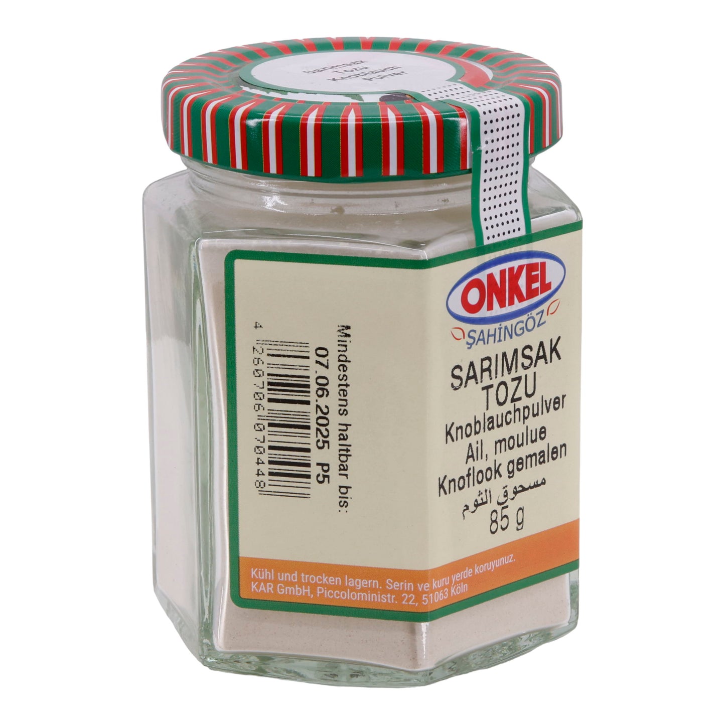 Sarımsak Tozu Onkel Şahingöz | Kruiden | Knoflookpoeder | 85 g
