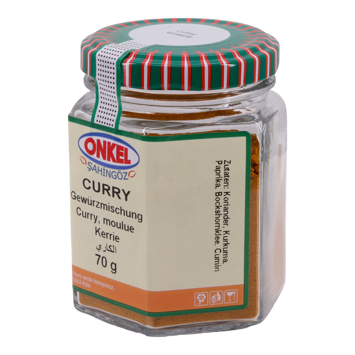 Curry Onkel Şahingöz | Gewürzmischung | 70 g ONKEL SAHINGÖZ