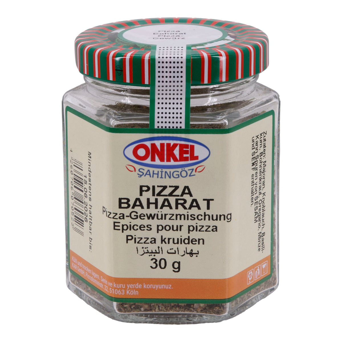 Gewürzmischung Onkel Şahingöz Pizza Baharat | Pizza-Gewürz | 30 g