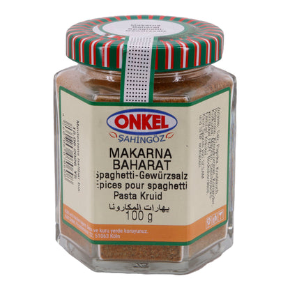 Épices pour pâtes Onkel Şahingöz | Épice | Sel d'épices pour spaghetti | 100 g