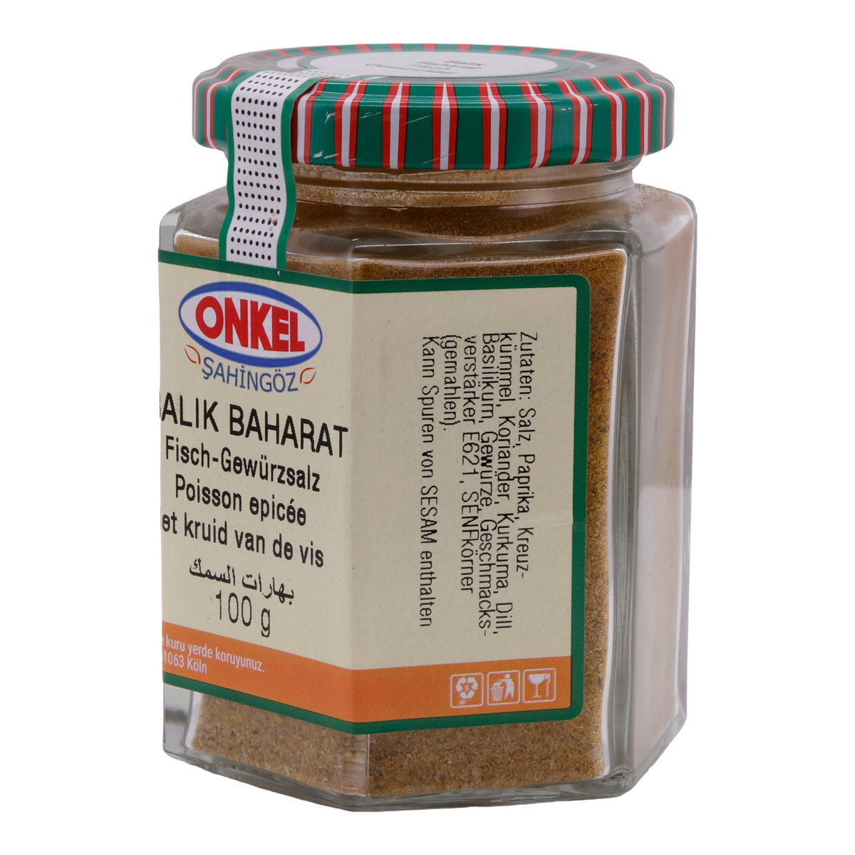 Onkel Şahingöz Fisch Gewürzsalz (Balık Baharat) – Gewürzmischung für Fisch – 100 g ONKEL SAHINGÖZ