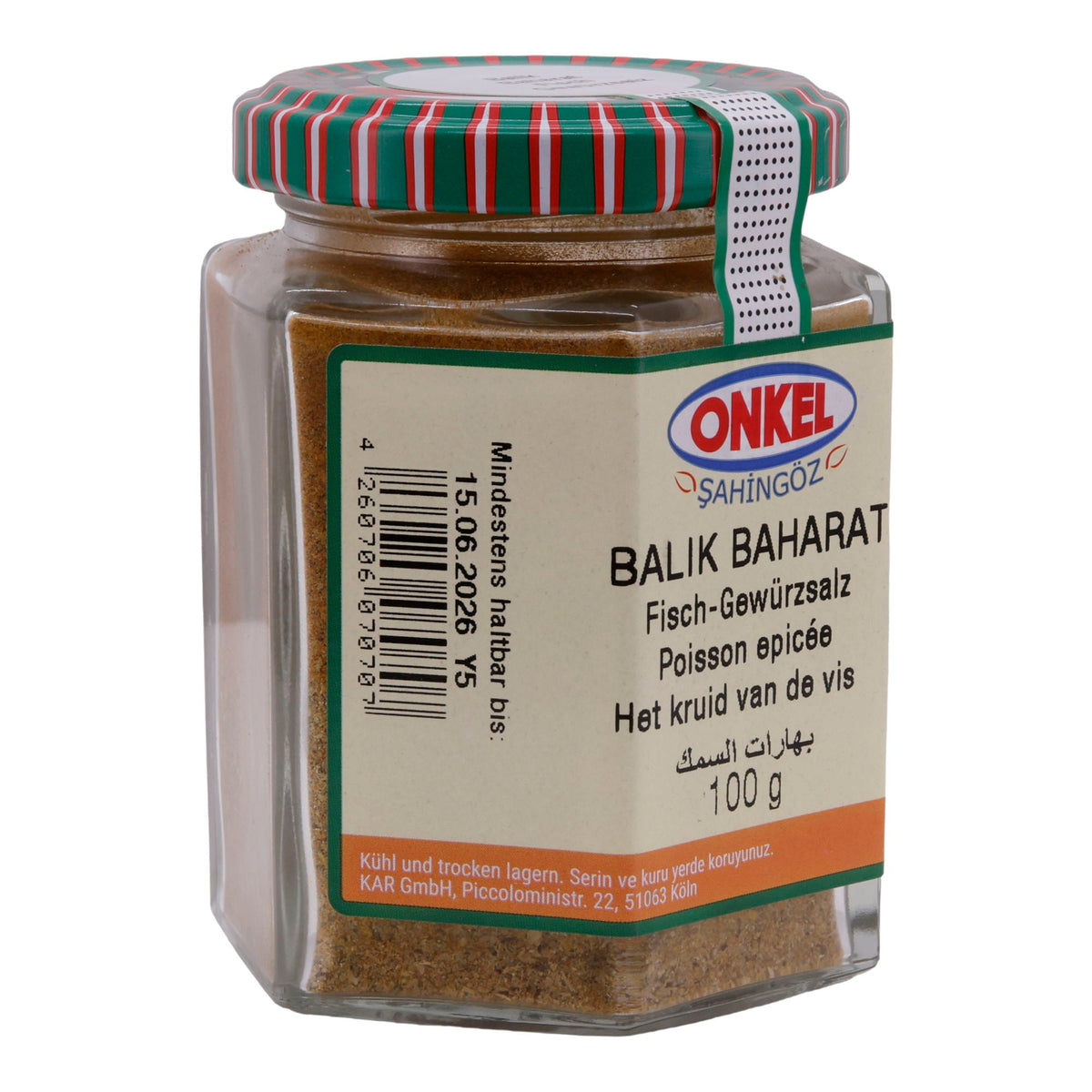 Onkel Şahingöz Fisch Gewürzsalz (Balık Baharat) – Gewürzmischung für Fisch – 100 g ONKEL SAHINGÖZ