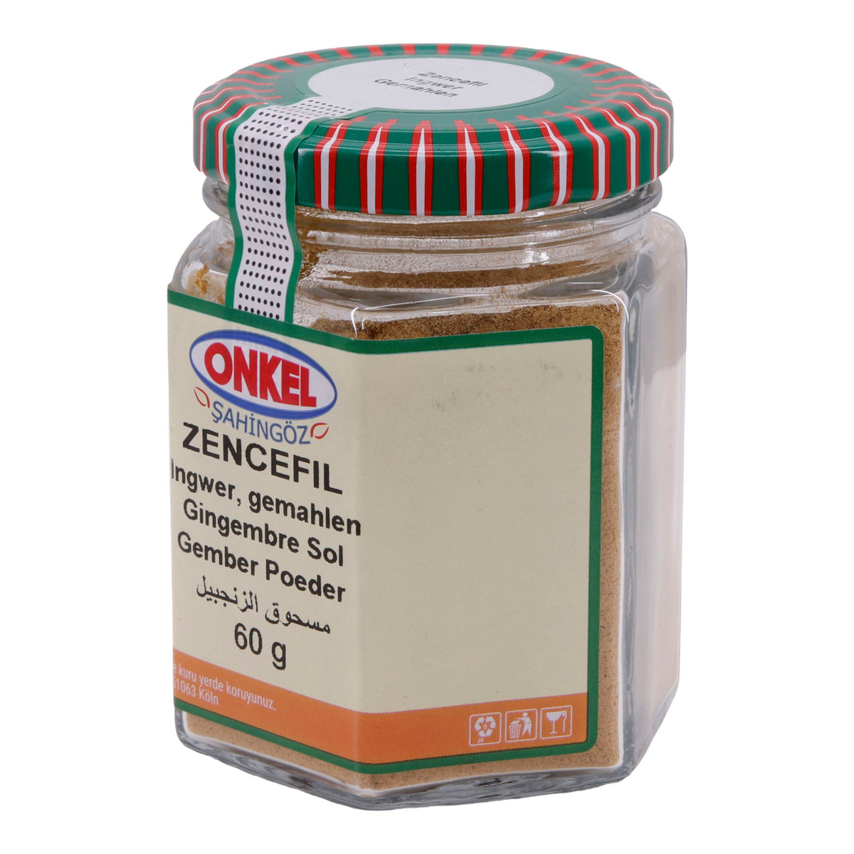Gewürz Onkel Şahingöz Zencefil | Ingwer gemahlen | 60 g