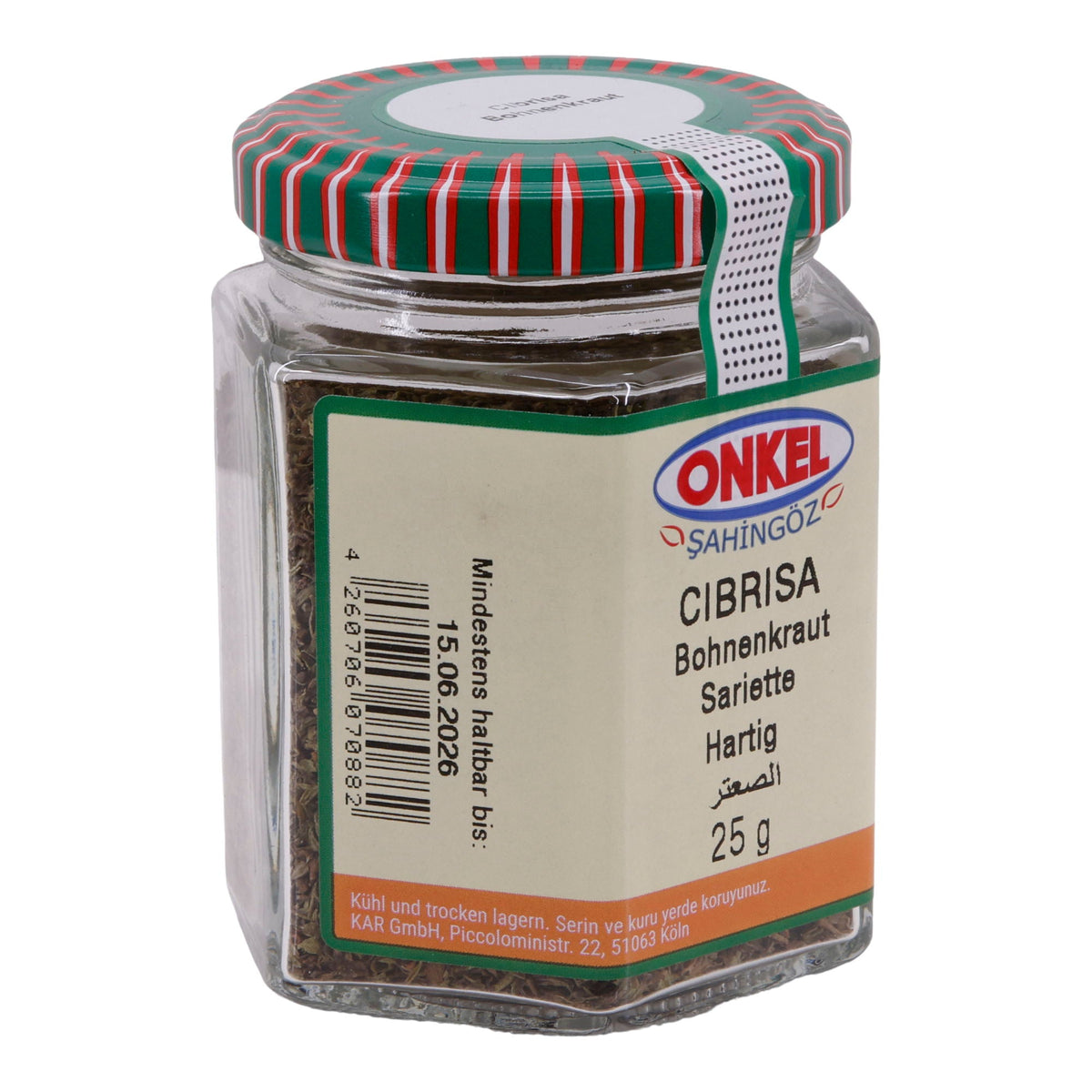 Gewürzkraut Onkel Şahingöz Bohnenkraut | Gewürz | aromatisch für deftige Küche | 25 g ONKEL SAHINGÖZ