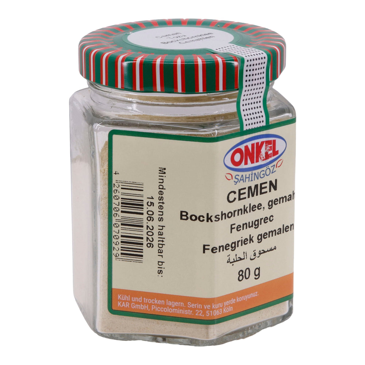 Bockshornklee Onkel Şahingöz | Cemen | Gemahlen | 80g ONKEL SAHINGÖZ