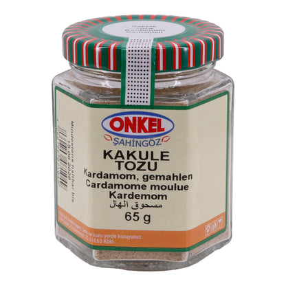 Kakule Tozu Onkel Şahingöz | Cardamomo | Macinato | 65 g