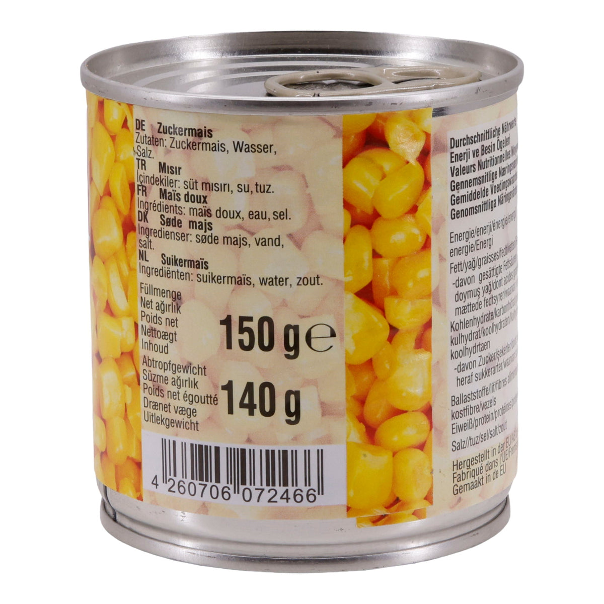 Zuckermais Dere | Gemüse | Süß, für vielseitige Verwendung | 150g DERE