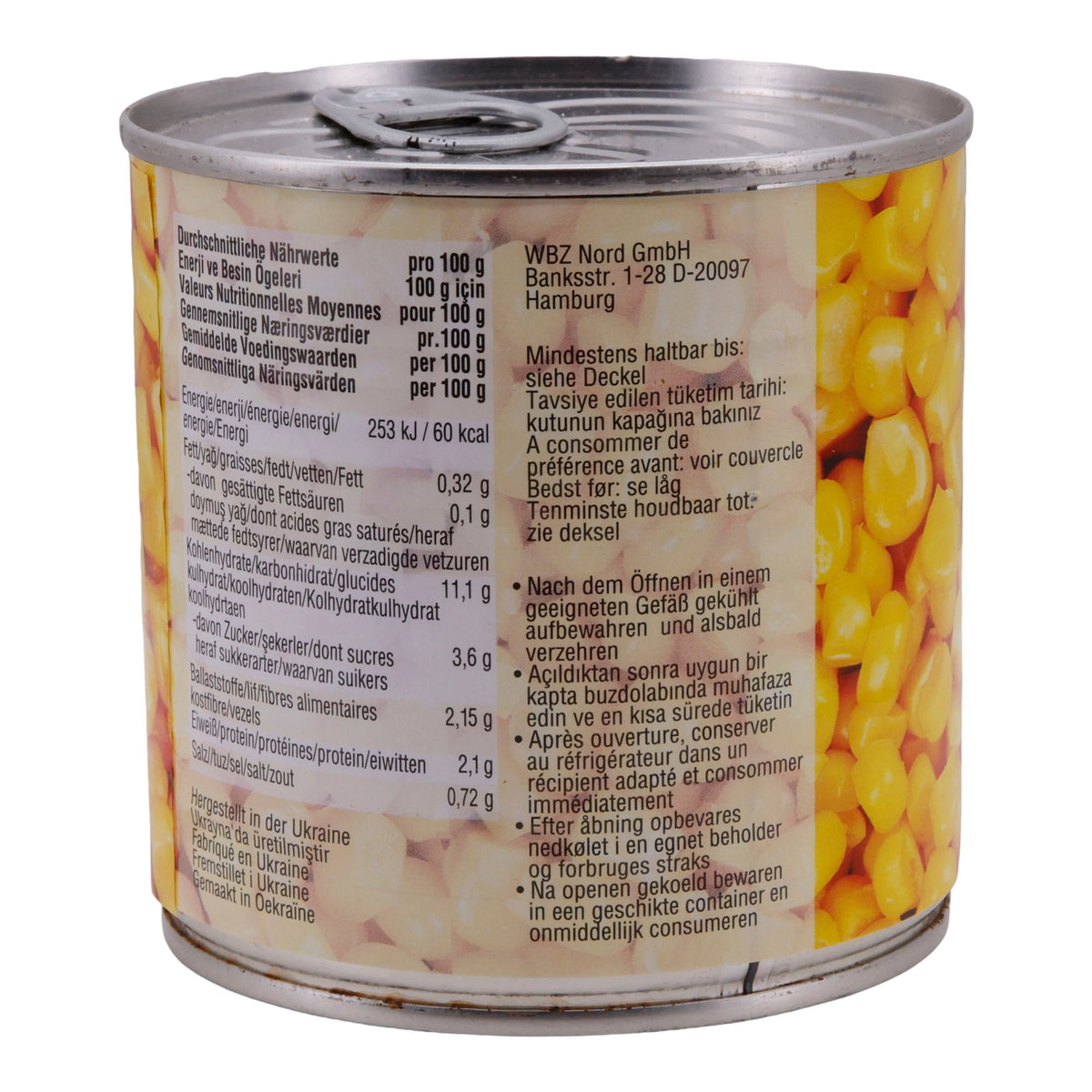 Zuckermais DERE | Gemüse | Zart und süß | 340g DERE