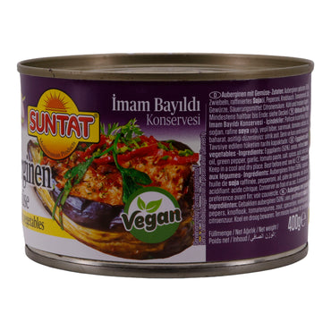 Fertiggericht SUNTAT | Auberginen mit Gemüsefüllung | Traditionell türkisch | 400 g