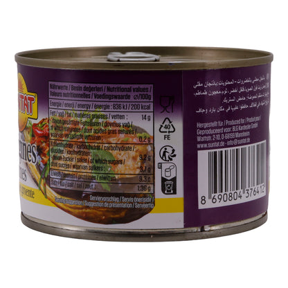 Fertiggericht SUNTAT | Auberginen mit Gemüsefüllung | Traditionell türkisch | 400 g