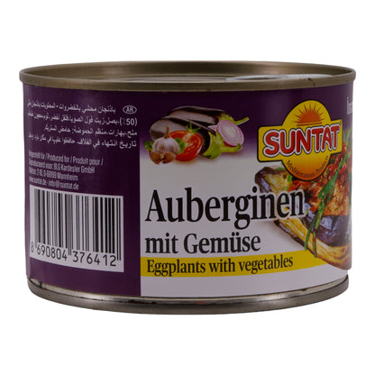 Fertiggericht SUNTAT | Auberginen mit Gemüsefüllung | Traditionell türkisch | 400 g