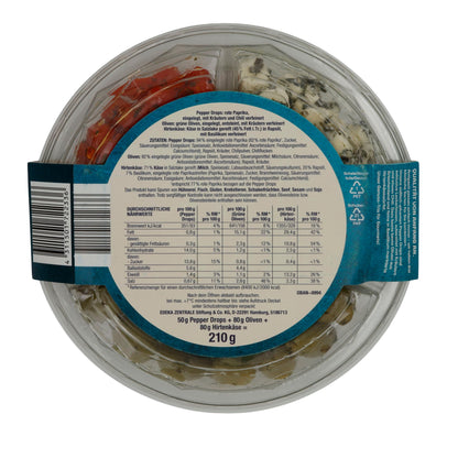 Piatto Antipasti EDEKA Gourmet | Antipasti | Con Gocce di Peperone | 210 g