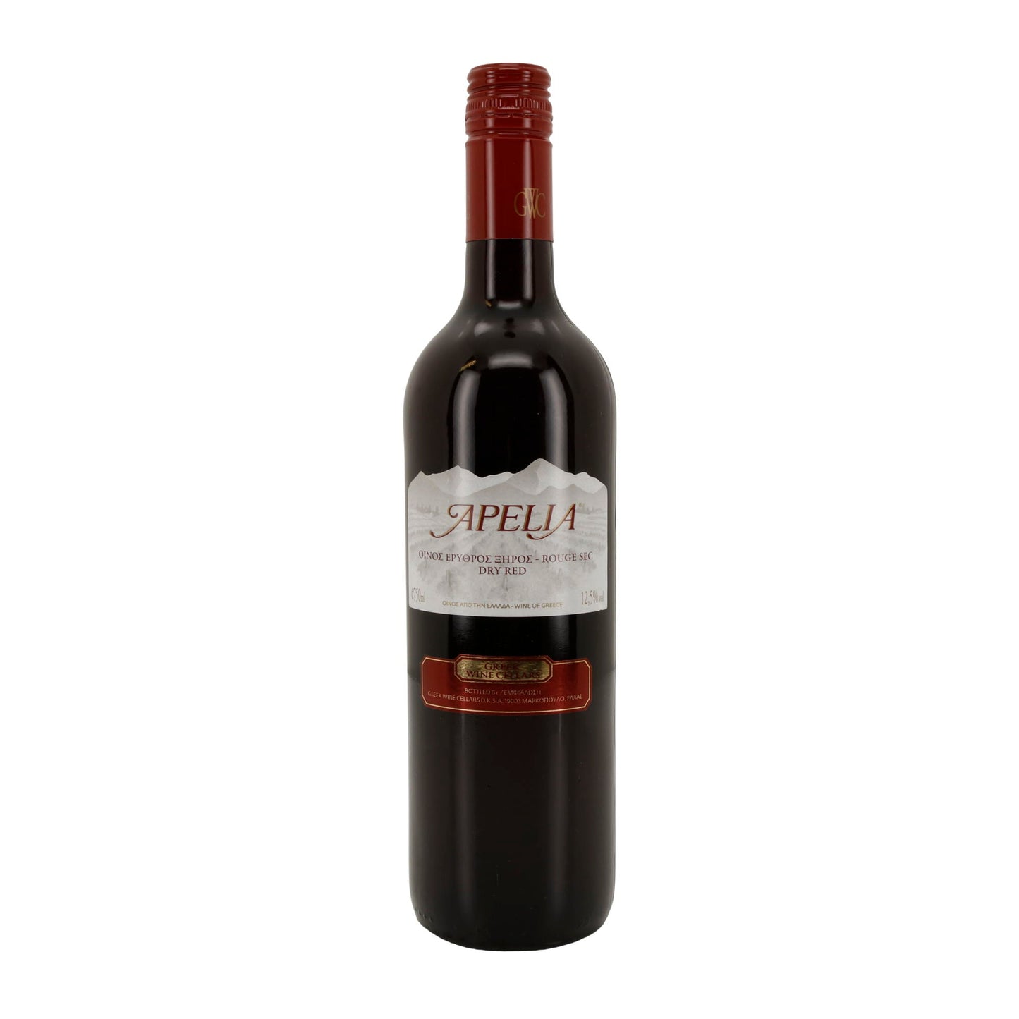 Apelia Rotwein trocken | Griechischer Qualitätswein | 12,5 % vol | 750 ml