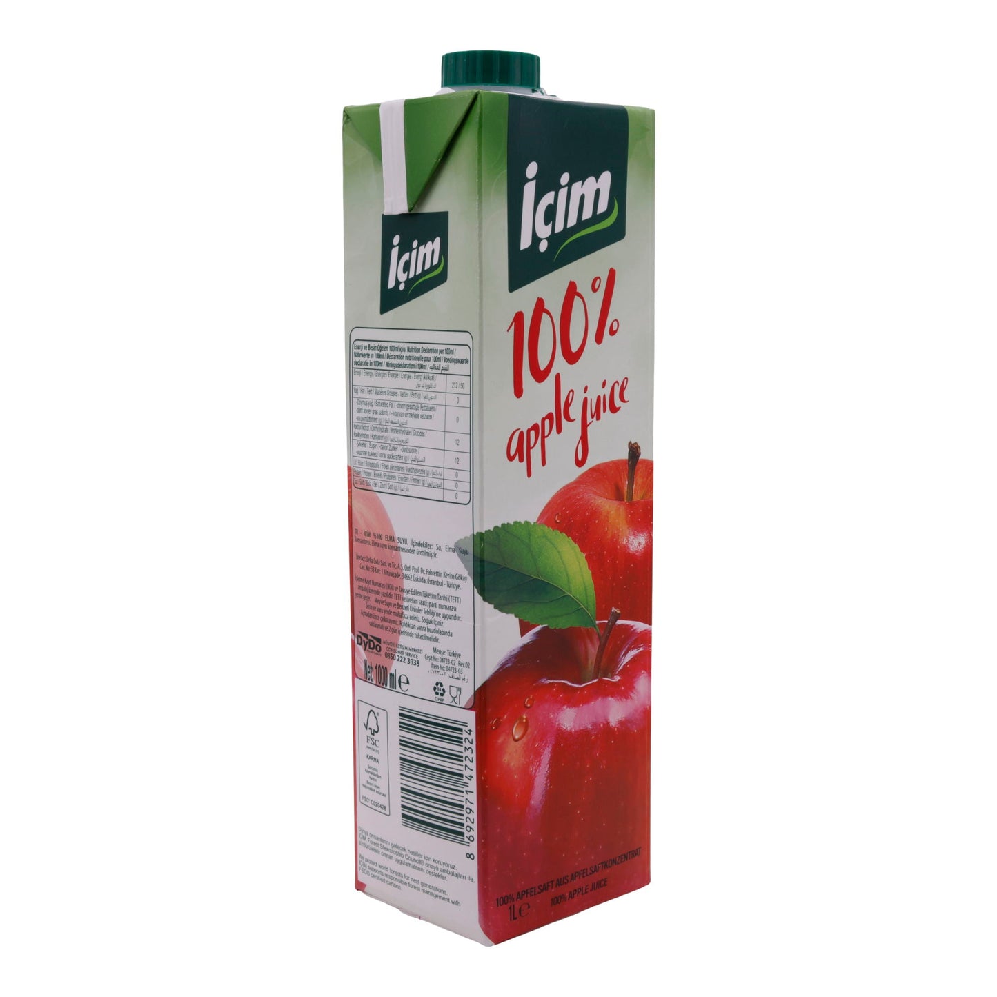 APPLE JUICE % 100